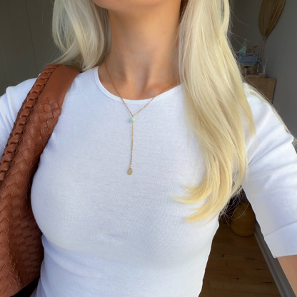 Astrid halskæden - Turkisblå