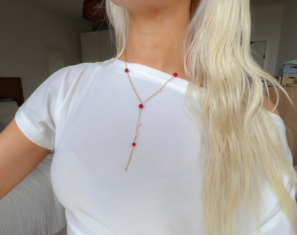 Emma halskæden - rød