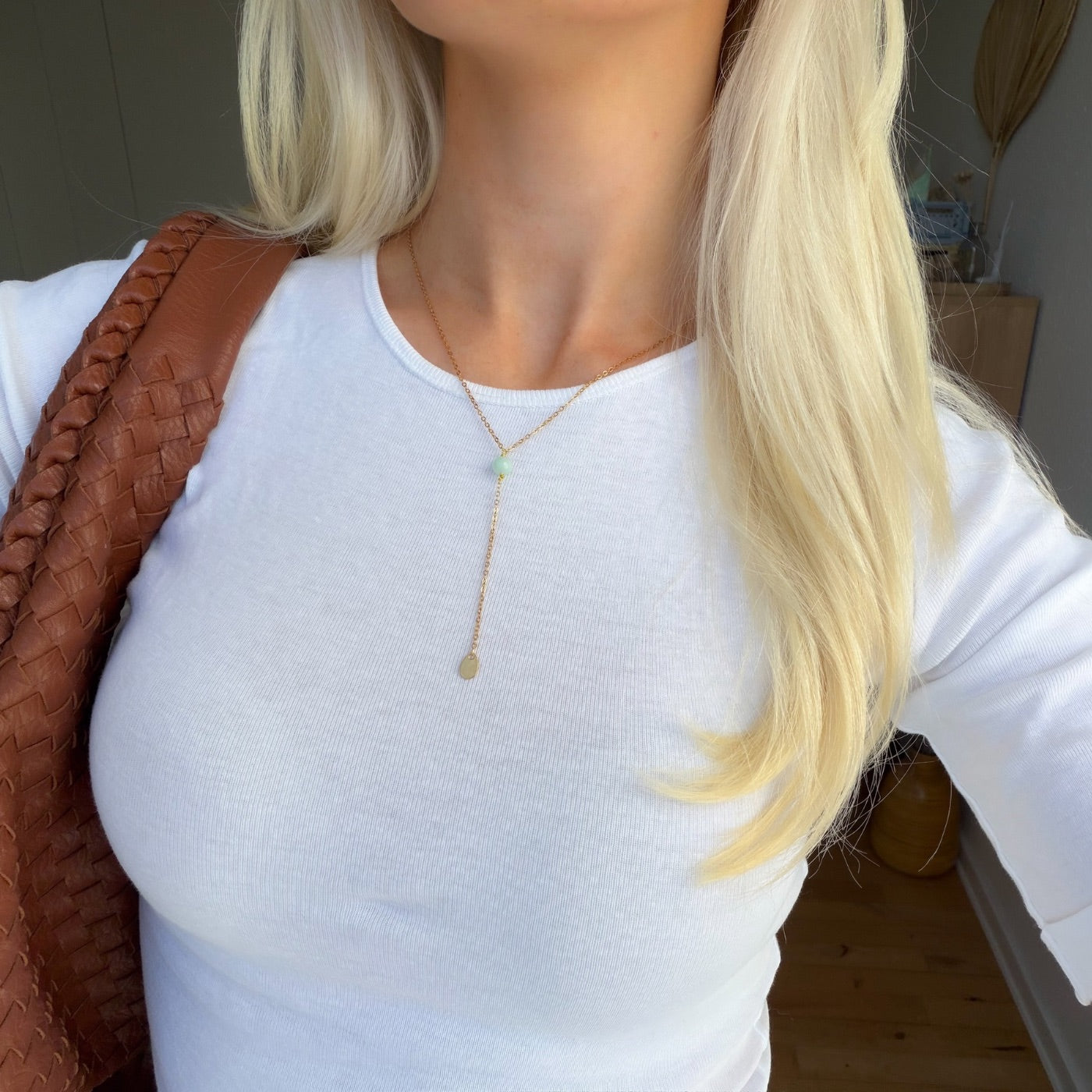 Astrid halskæden - Turkisblå